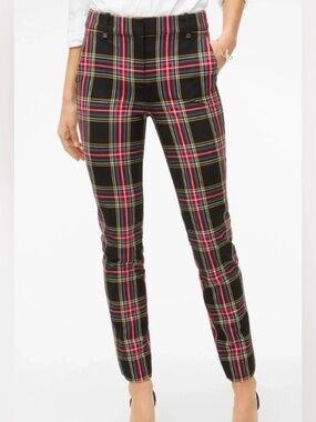 J. Crew Martie Pant in Stewart Tartan Wool